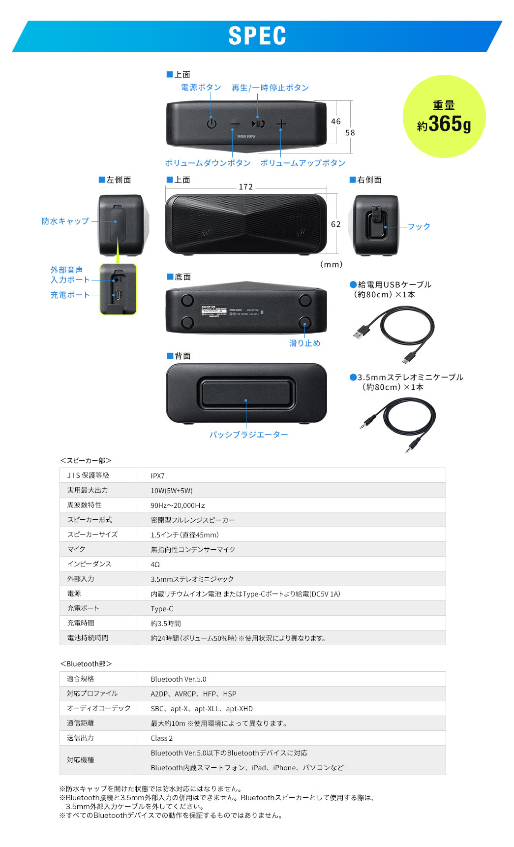 SPEC dʖ365g