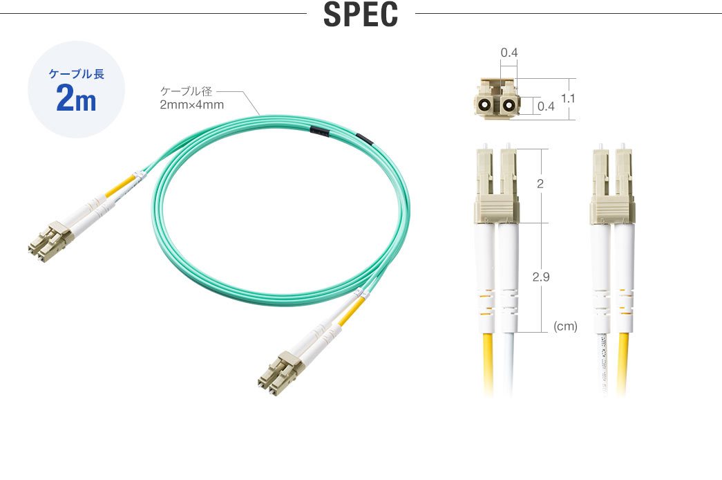 SPEC:P[u3mŃP[ua2mm~4mmB